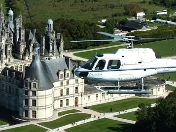 Châteaux de la Loire vus du ciel